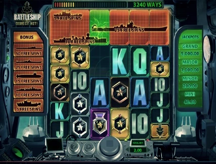 Battleship slot game