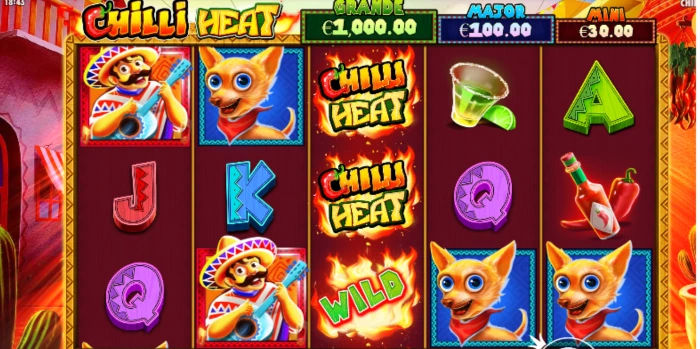 Chilli Heat pokie screenshot 1