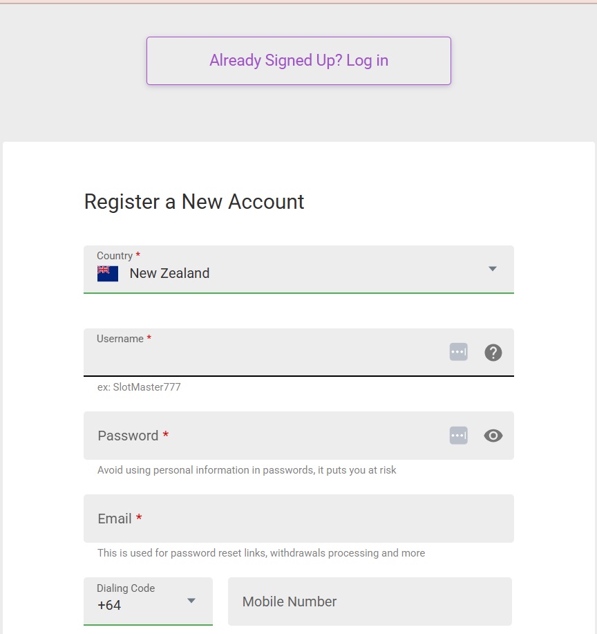 Jackpot City Loyalty Points
