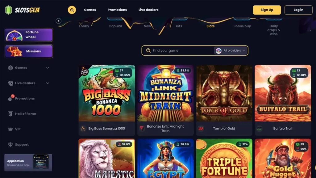 Slots Gem Casino Games